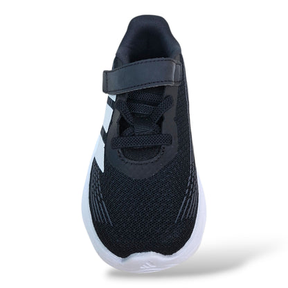 scarpe-sportive-unisex-bambini-adidas-galaxy-8-nero-bianco-laccio-elastico-velcro-back-to-school-scarpetteria-gica-trani
