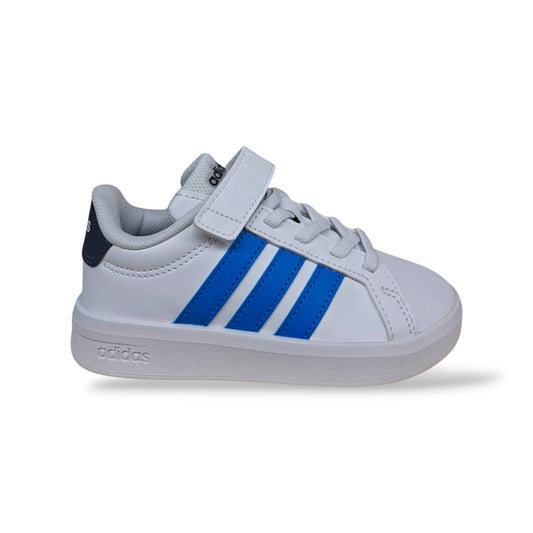 adidas-grand-court-jp9367-sneakers-bambini-bianco-celeste-grigio-pelle-laccio-elastico-velcro-taglie-28-35-scarpetteria-gica-trani