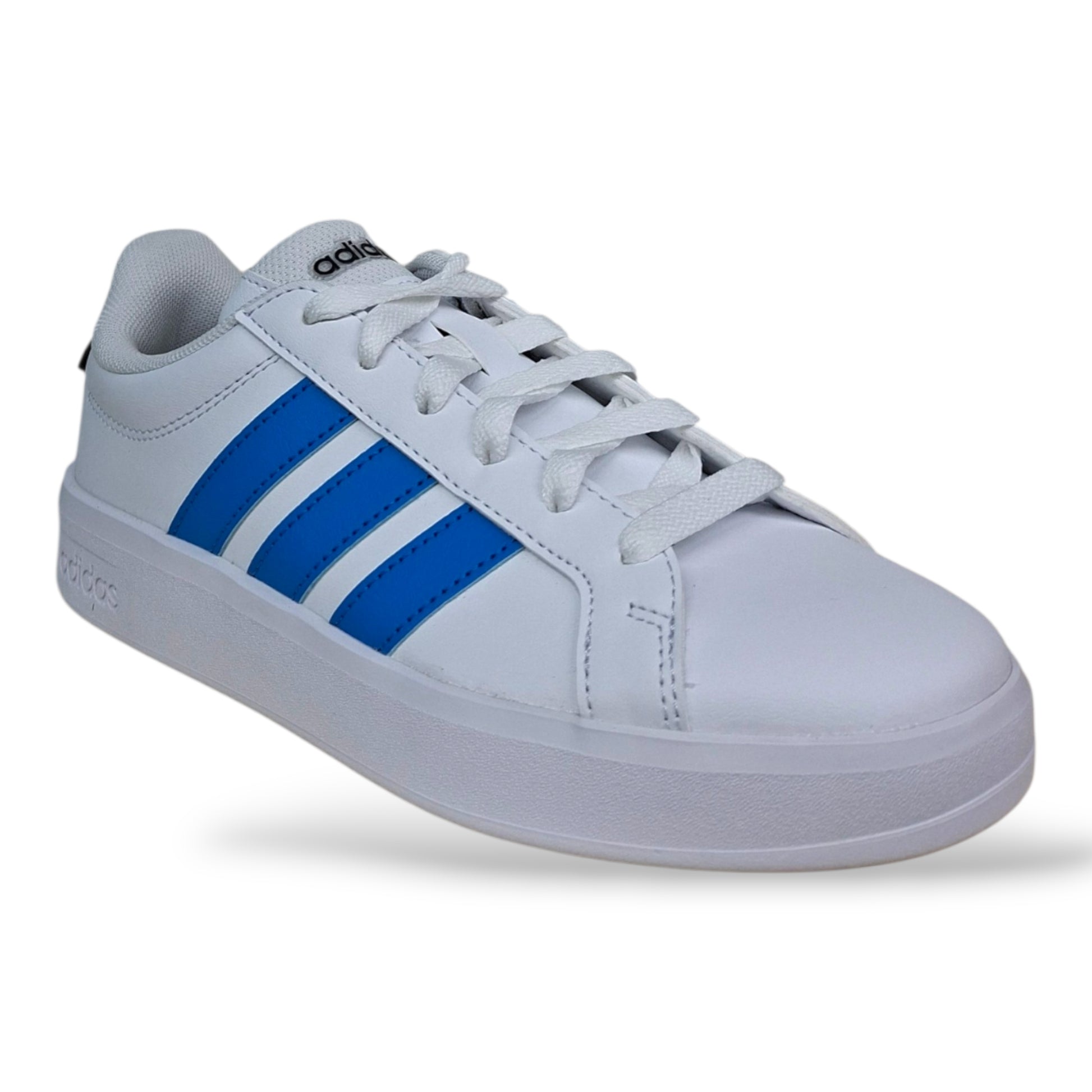 scarpe-suede-bambini-adidas-grand-court-grigio-bianco-laccio-elastico-strappo-scuola-primaria-scarpetteria-gica-trani
