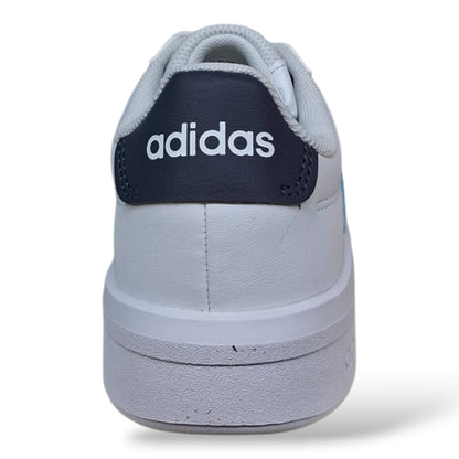 adidas-grand-court-sneakers-ragazzi-grigio-bianco-suede-morbido-velcro-suola-gomma-antiscivolo-scarpetteria-gica-trani
