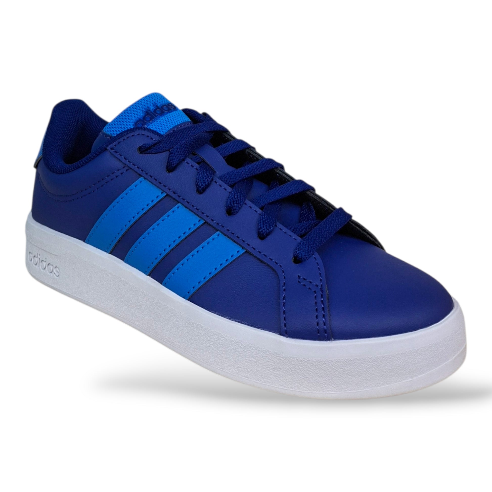 scarpe-pelle-ragazzi-adidas-grand-court-blue-azzurro-lacci-scuola-media-comfort-scarpetteria-gica-trani

