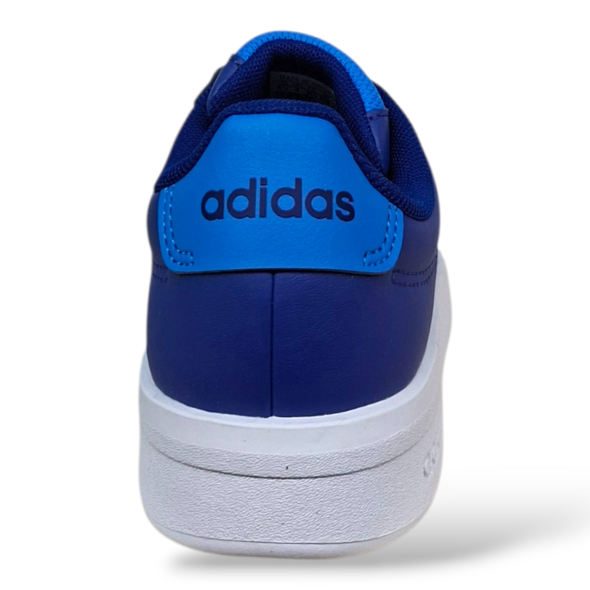 adidas-grand-court-sneakers-bambini-blue-azzurro-pelle-lacci-suola-gomma-versatili-scarpetteria-gica-trani
