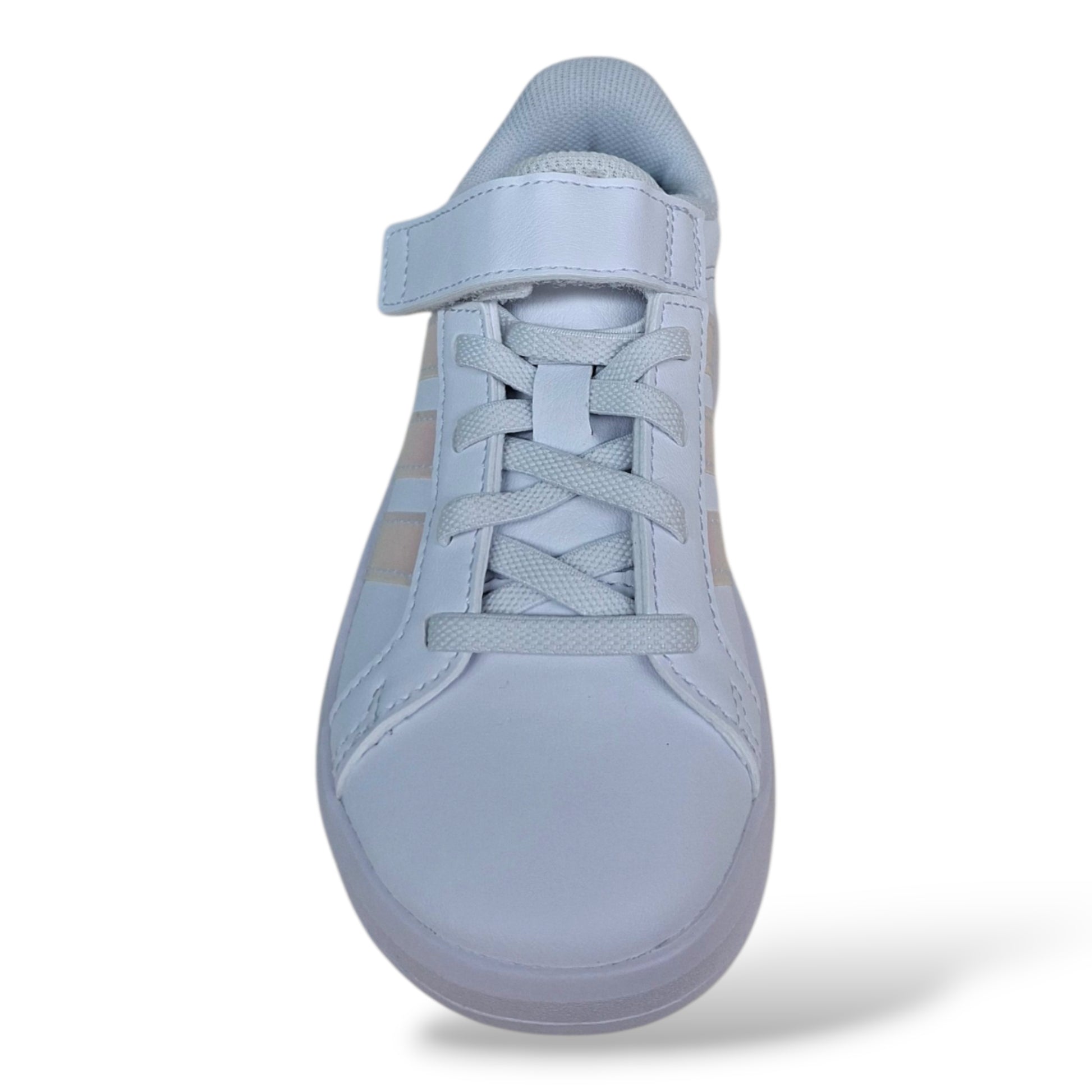 scarpe-eleganti-femminili-bambine-adidas-grand-court-bianco-cangiante-pelle-velcro-back-to-school-scarpetteria-gica-trani

