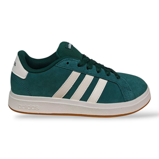 adidas-grand-court-jp5893-sneakers-ragazzi-verdone-bianco-suede-lacci-taglie-36-40-scarpetteria-gica-trani
