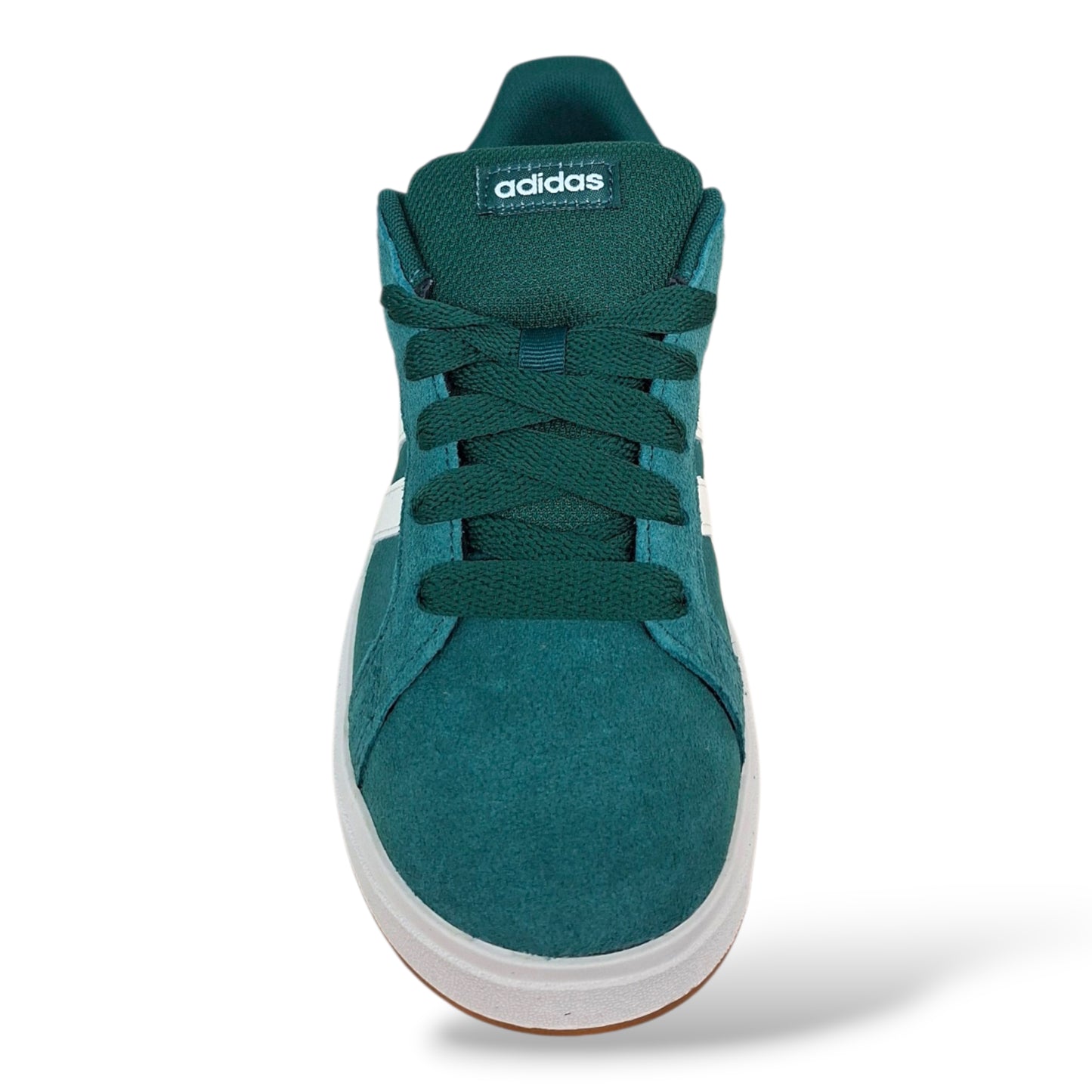 scarpe-verde-bottiglia-unisex-ragazzi-adidas-grand-court-suede-lacci-back-to-school-scarpetteria-gica-trani
