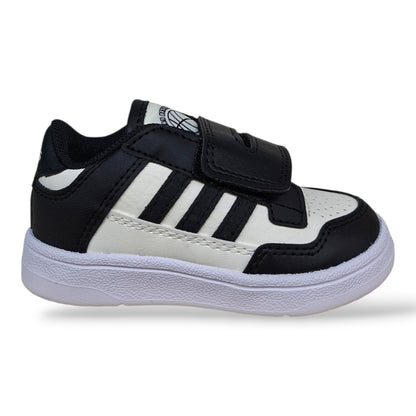adidas-rapid-court-js3546-sneakers-bambini-nero-bianco-velcro-strappo-taglie-21-27-scarpetteria-gica-trani
