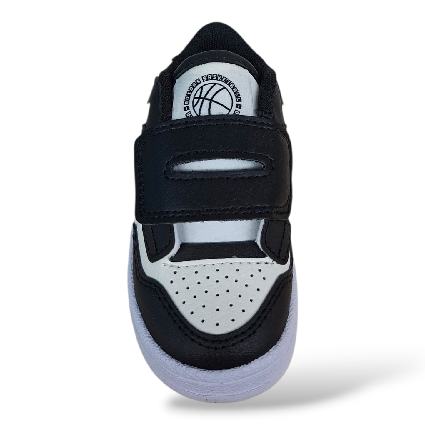 scarpe-sportive-unisex-bambini-adidas-rapid-court-nero-bianco-velcro-pratico-back-to-school-scarpetteria-gica-trani

