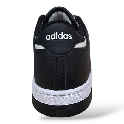 adidas-rapid-court-sneakers-bambini-nero-bianco-pelle-lacci-suola-gomma-comfort-scarpetteria-gica-trani

