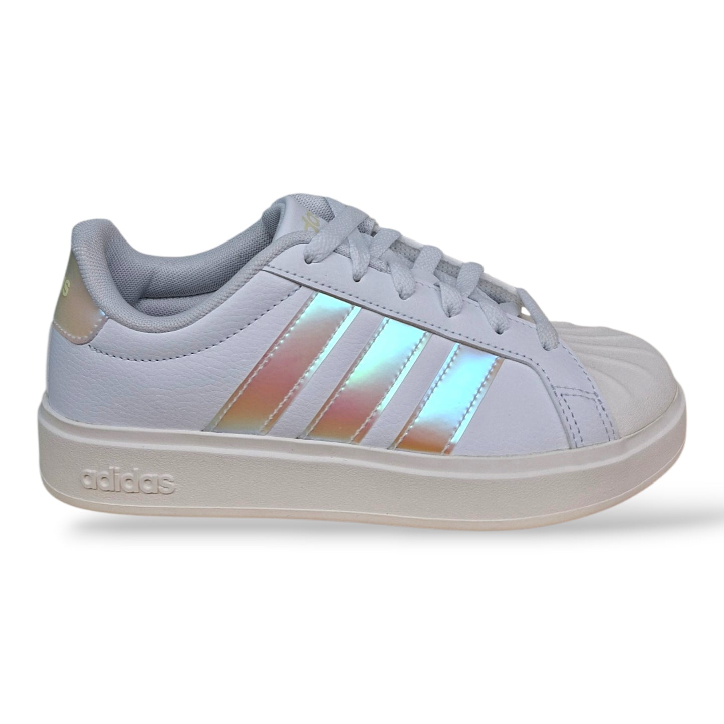 adidas-streettalk-jq1805-sneakers-ragazze-bianco-cangiante-iridescente-pelle-lacci-taglie-36-40-scarpetteria-gica-trani
