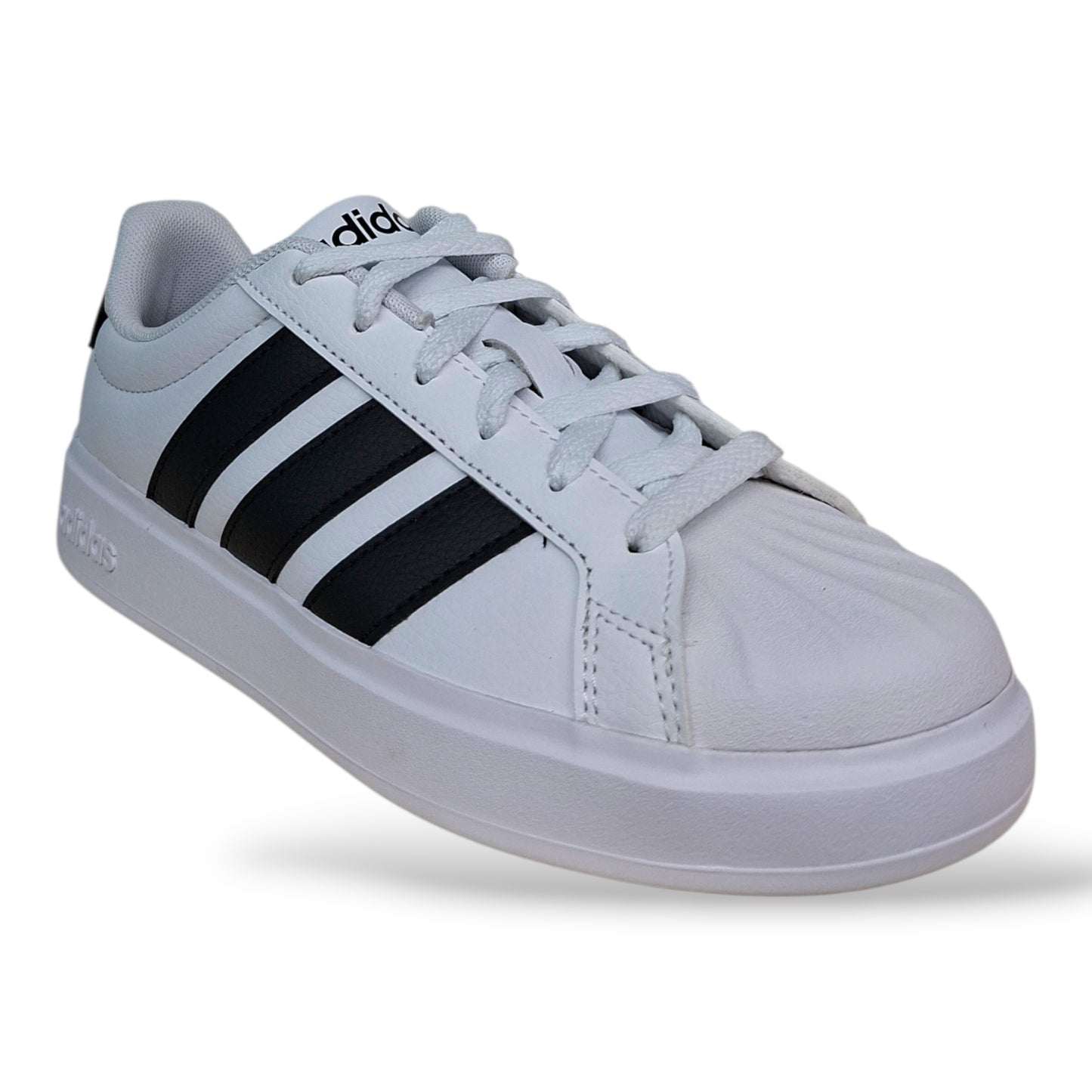 scarpe-urban-ragazzi-adidas-streettalk-bianco-nero-pelle-lacci-scuola-media-street-style-scarpetteria-gica-trani

