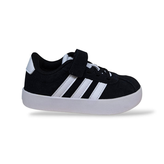 adidas-vl-court-id9148-sneakers-bambini-nero-bianco-pelle-suede-laccio-elastico-velcro-taglie-28-35-scarpetteria-gica-trani
