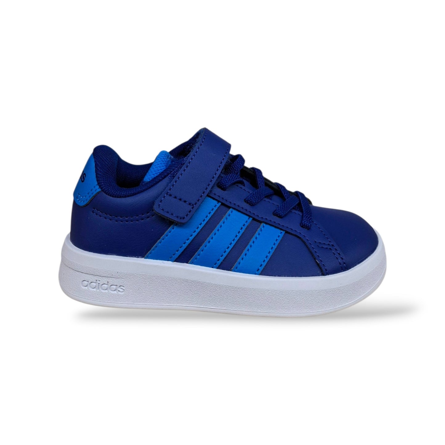 adidas-grand-court-ki7193-sneakers-bambini-ragazzi-blue-azzurro-pelle-lacci-elastici-velcro-taglie-28-35-scarpetteria-gica-trani
