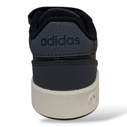 adidas-breakbase-sneakers-bambino-nero-grigio-bianco-laccio-elastico-velcro-suola-antiscivolo-scarpetteria-gica-trani
