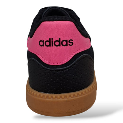 adidas-breaknet-sleek-sneakers-bambine-grandi-nero-fucsia-pelle-suede-lacci-tradizionali-scarpetteria-gica-trani
