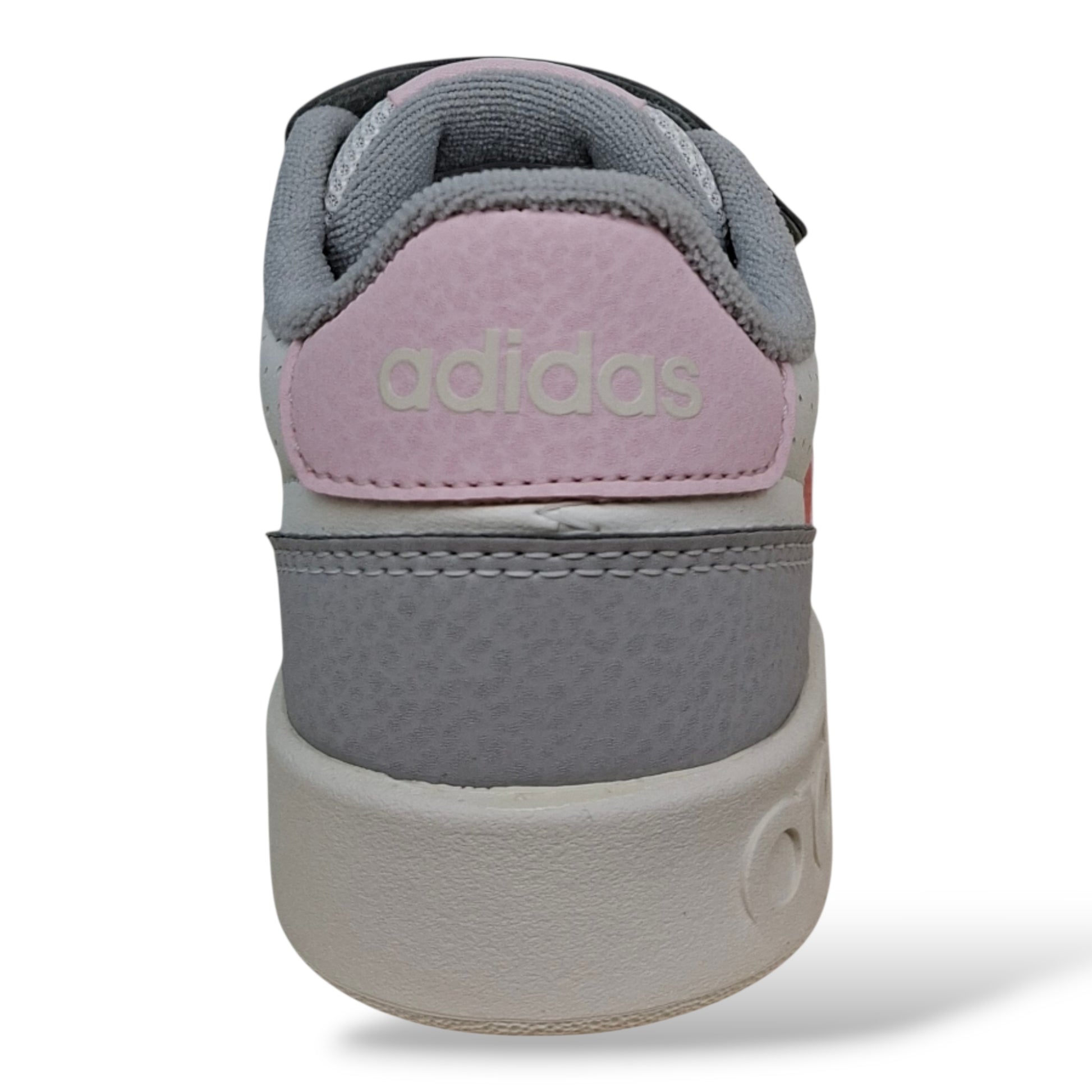 adidas-breakbase-sneakers-bambina-bianco-grigio-rosa-laccio-elastico-velcro-suola-antiscivolo-scarpetteria-gica-trani
