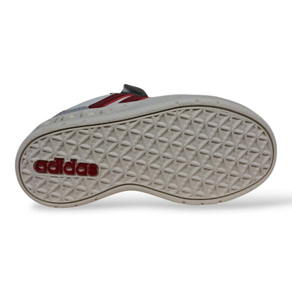 sneakers-sportive-bambini-ragazzi-adidas-breakbase-bianco-grigio-rosso-laccio-elastico-strappo-scarpetteria-gica-trani
