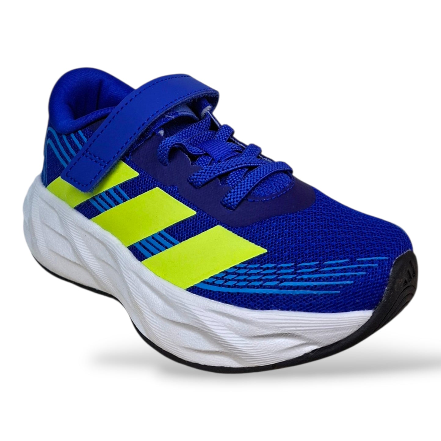 scarpe-sportive-unisex-bambini-adidas-galaxy-8-blue-giallo-velcro-strappo-scarpetteria-gica-trani
