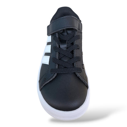 scarpe-da-scuola-bambini-adidas-grand-court-nero-bianco-pelle-suola-antiscivolo-scarpetteria-gica-trani
