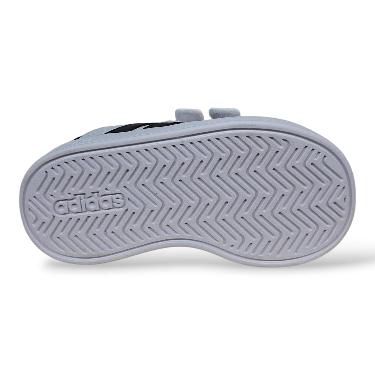 sneakers-classiche-bambina-piccola-adidas-grand-court-bianco-nero-strappo-back-to-school-scarpetteria-gica-trani
