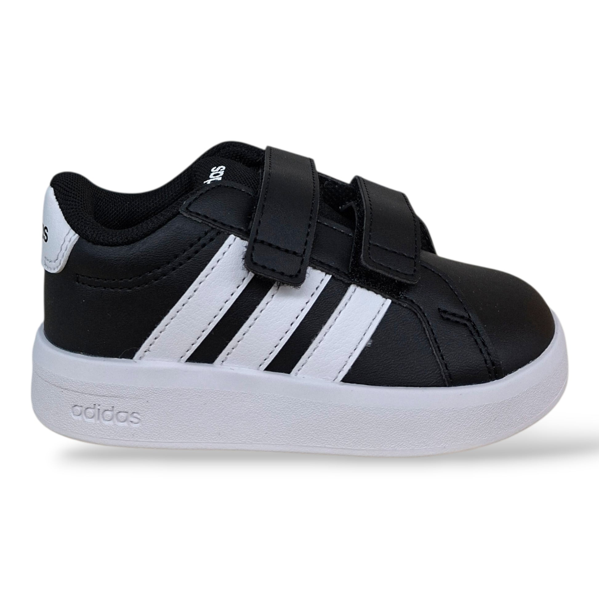 adidas-grand-court-hp3535-sneakers-bambini-nero-bianco-velcro-strappo-pelle-taglie-20-27-scarpetteria-gica-trani
