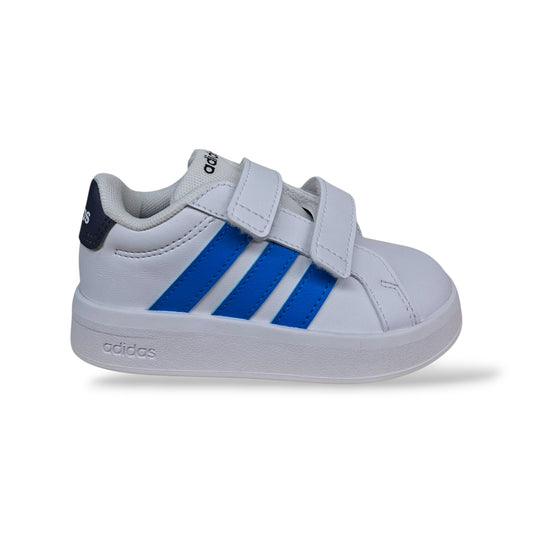 adidas-grand-court-hp3536-sneakers-bambini-bianco-celeste-grigio-pelle-velcro-strappo-taglie-20-27-scarpetteria-gica-trani