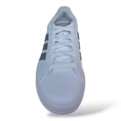 scarpe-back-to-school-ragazze-adidas-grand-court-bianco-cangiante-pelle-lacci-suola-antiscivolo-scarpetteria-gica-trani
