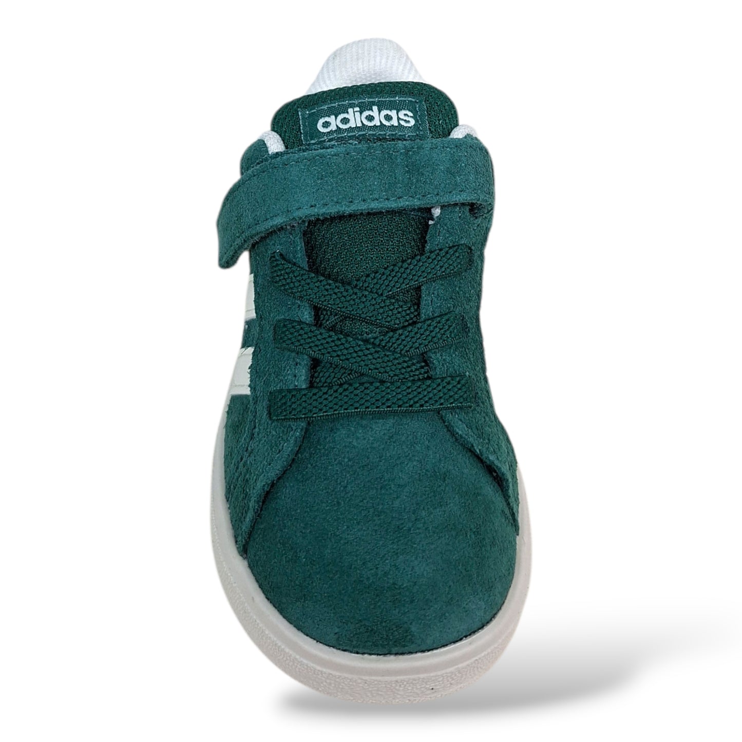 sneakers-classiche-bambini-adidas-grand-court-verdone-bianco-suede-laccio-elastico-autunno-inverno-scarpetteria-gica-trani
