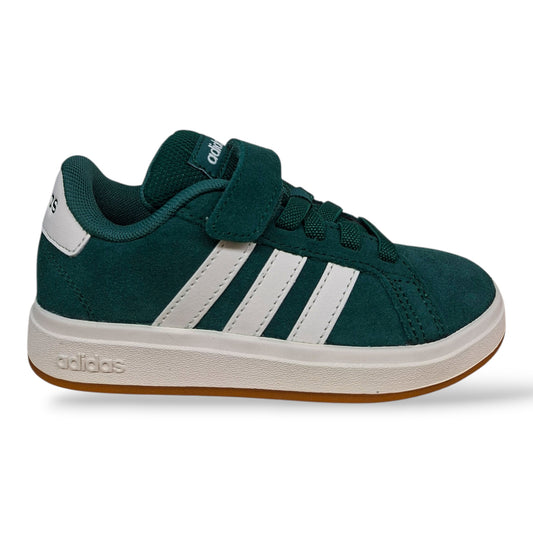 adidas-grand-court-jp5898-sneakers-ragazzi-verdone-bianco-suede-laccio-elastico-velcro-taglie-28-35-scarpetteria-gica-trani
