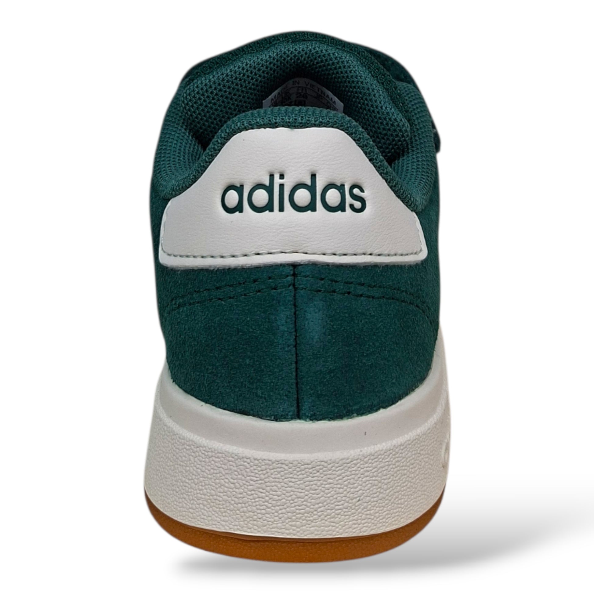 adidas-grand-court-sneakers-ragazzi-verdone-bianco-suede-morbido-velcro-suola-gomma-antiscivolo-scarpetteria-gica-trani
