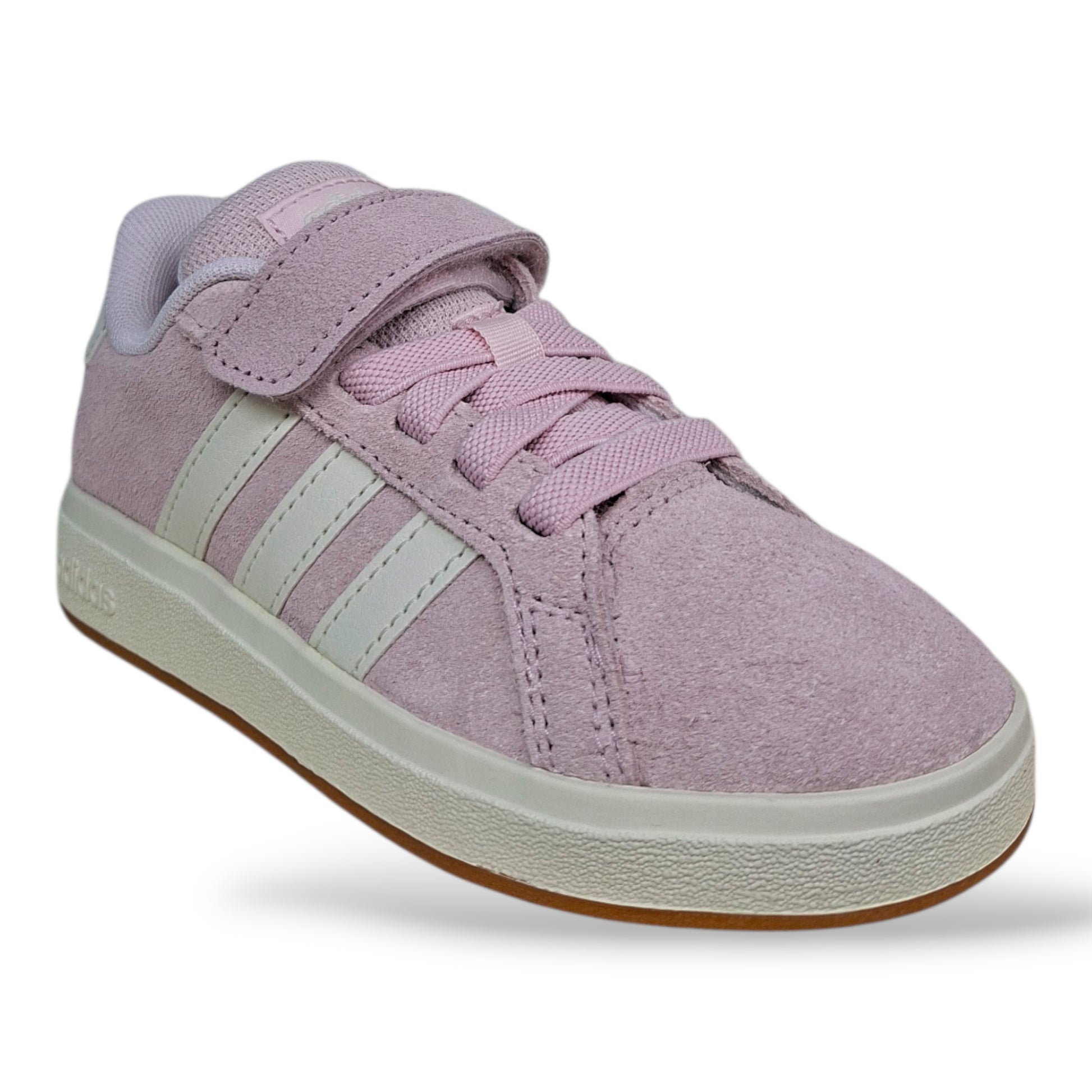 scarpe-suede-bambine-grandi-adidas-grand-court-rosa-bianco-laccio-elastico-strappo-scuola-primaria-scarpetteria-gica-trani
