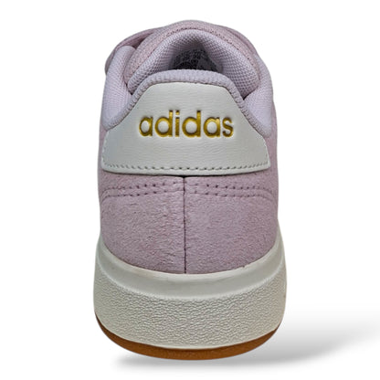 adidas-grand-court-sneakers-ragazze-rosa-bianco-suede-morbido-velcro-suola-gomma-antiscivolo-scarpetteria-gica-trani
