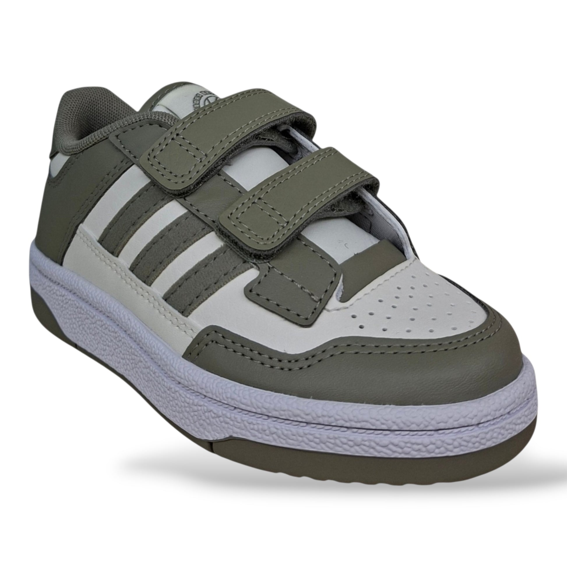 scarpe-pelle-bambini-adidas-breakbase-grigio-bianco-velcro-strappo-scuola-primaria-scarpetteria-gica-trani
