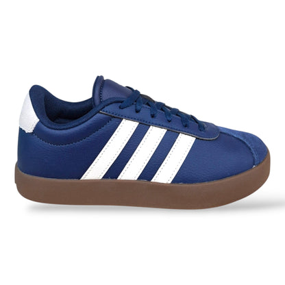 adidas-vl-court-sneakers-ragazzi-blue-marrone-lacci-pelle-suede-taglie-36-40-scarpetteria-gica-trani
