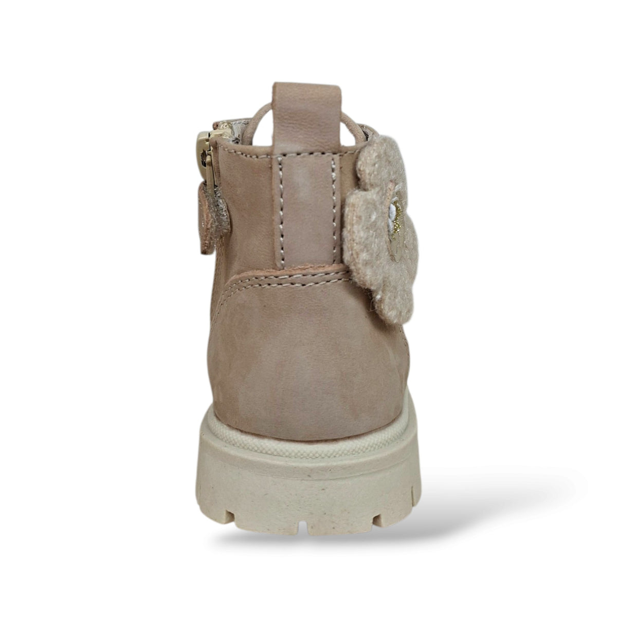 balducci-cita-matr2730-scarpine-anfibio-primi-passi-bambina-beige-nabuk-fiori-laterali-zip-laterale-lacci-romantico-floreale-artigianale-italiano-regalo-nascita-battesimo-compleanno-autunno-inverno-2026-taglie-20-26-scarpetteria-gica-trani
