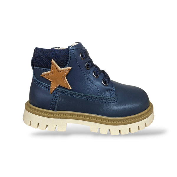 balducci-matr2740-anfibio-primi-passi-bambini-blue-beige-in-pelle-lacci-zip-laterale-taglie-20-26-scarpetteria-gica-trani
