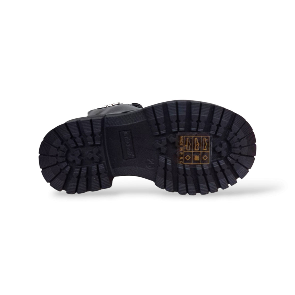 melania-ms65056-regalo-bambine-ragazze-anfibio-nero-pelle-totale-zip-pelle-nera-minimal-rock-grintoso-essenziale-contemporaneo-autentico-total-black-moda-autunno-inverno-2026-taglie-25-36-scarpetteria-gica-trani
