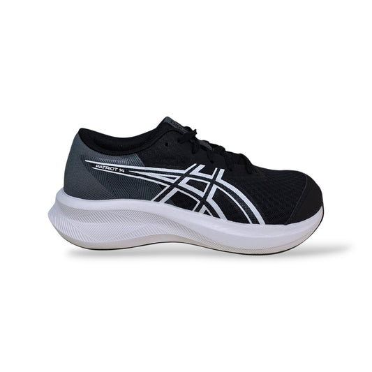 asics-patriot-14-gs-14a392-sneakers-ragazzi-nero-bianco-lacci-mesh-traspirante-taglie-36-40-scarpetteria-gica-trani