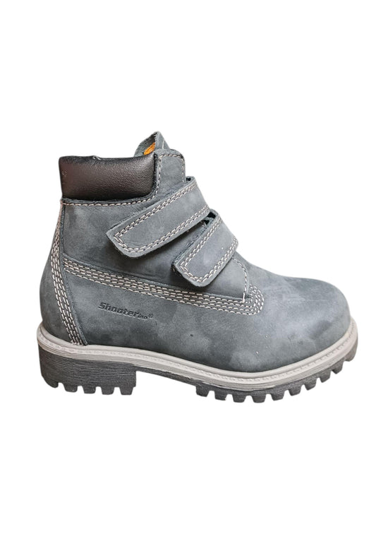 Boscaiolo bambino Shooterino Basic blue nero pelle velcro casual style