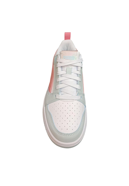 Scarpe sneakers Bambini e ragazzi PUMA REBOUND  grigio-rosa laccio