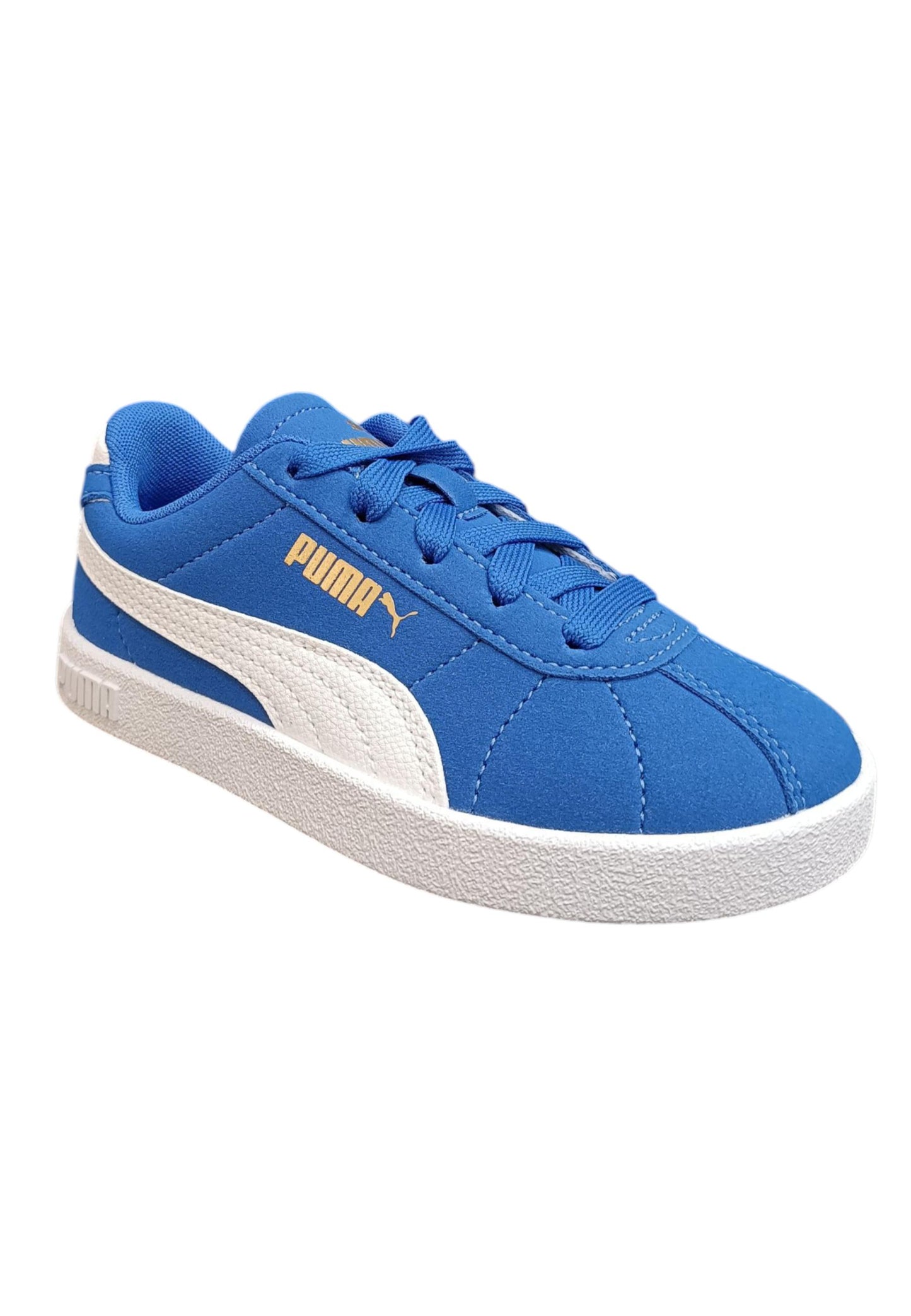 Scarpe sneakers Bambini e ragazzi PUMA CLUB  azzurro-bianco laccio