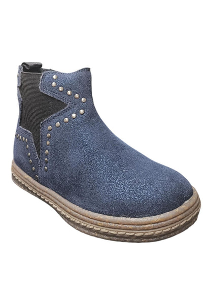 Stivaletto Bambine Gioseppo AJKA Blu con Zip - Scarpe Invernali Suede