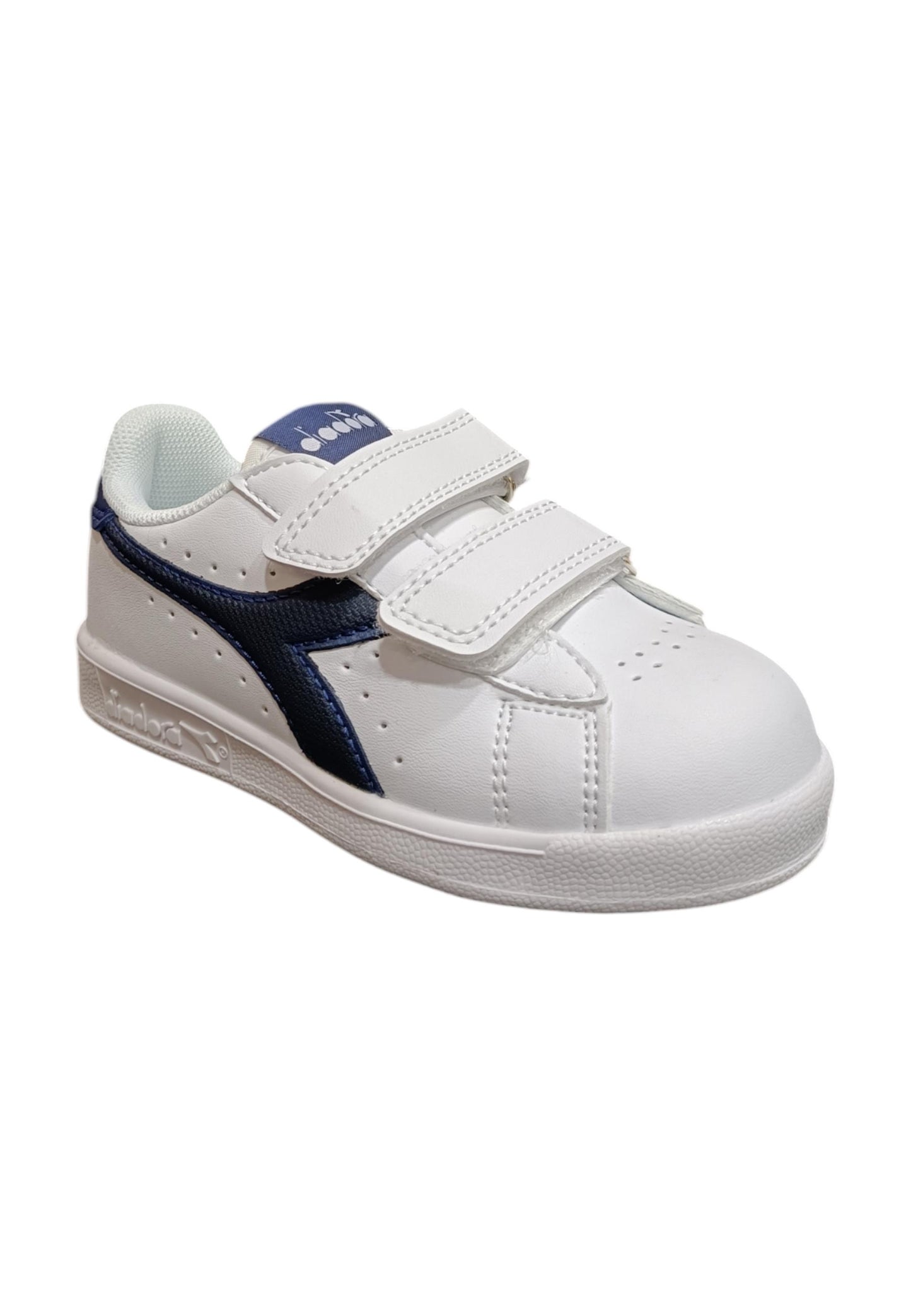 Scarpe sneakers Bambini e ragazzi Diadora GAME  bianco-blue velcro