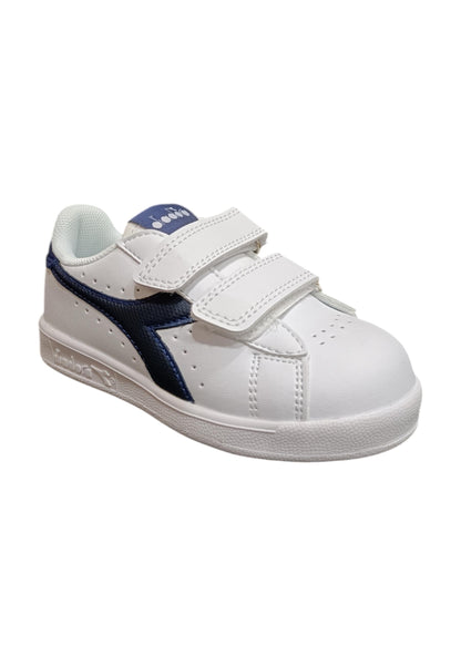 Scarpe sneakers Bambini e ragazzi Diadora GAME  bianco-blue velcro