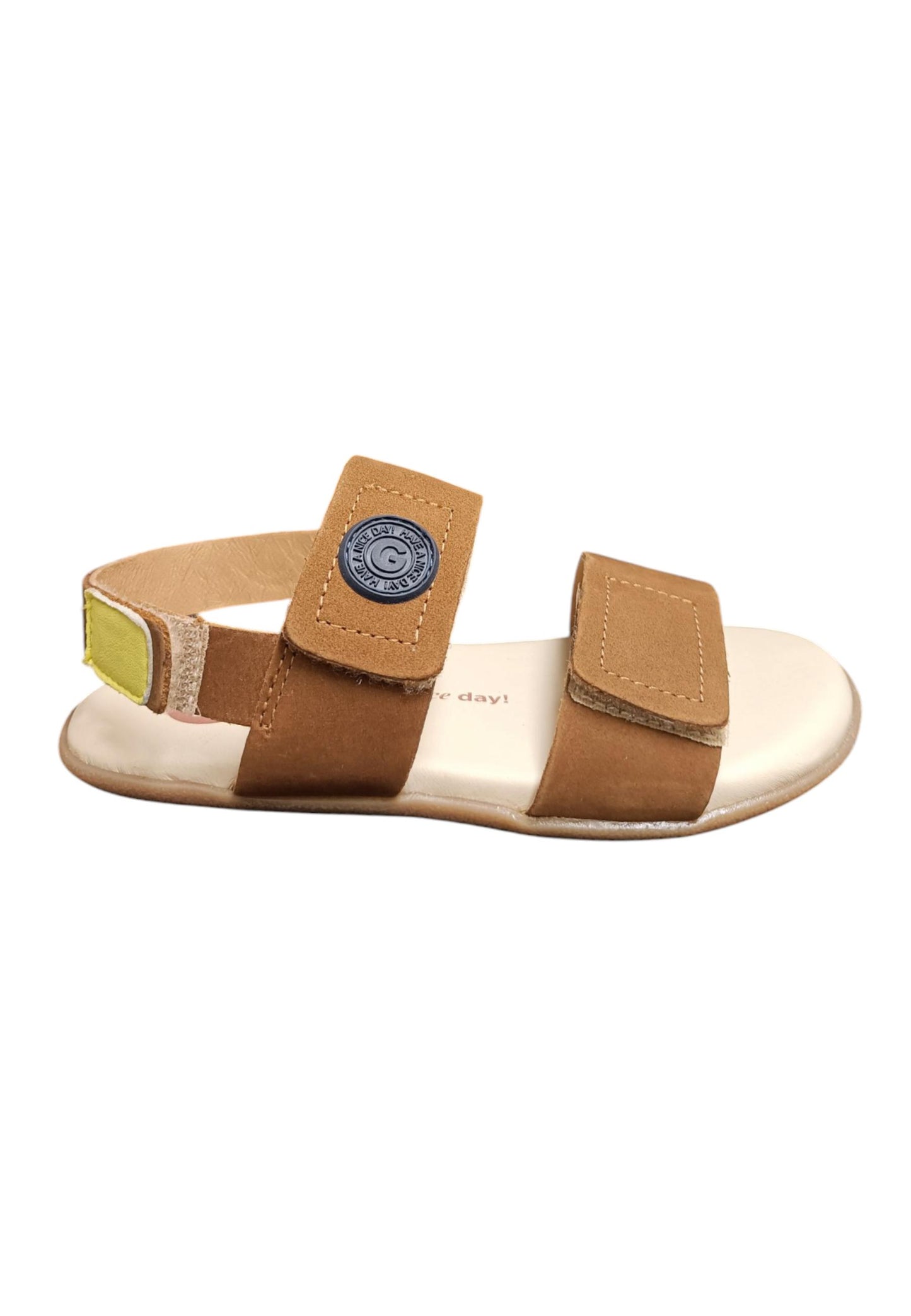 Sandalo bambino Gioseppo Lenroot cuoio pelle velcro comfort elegance