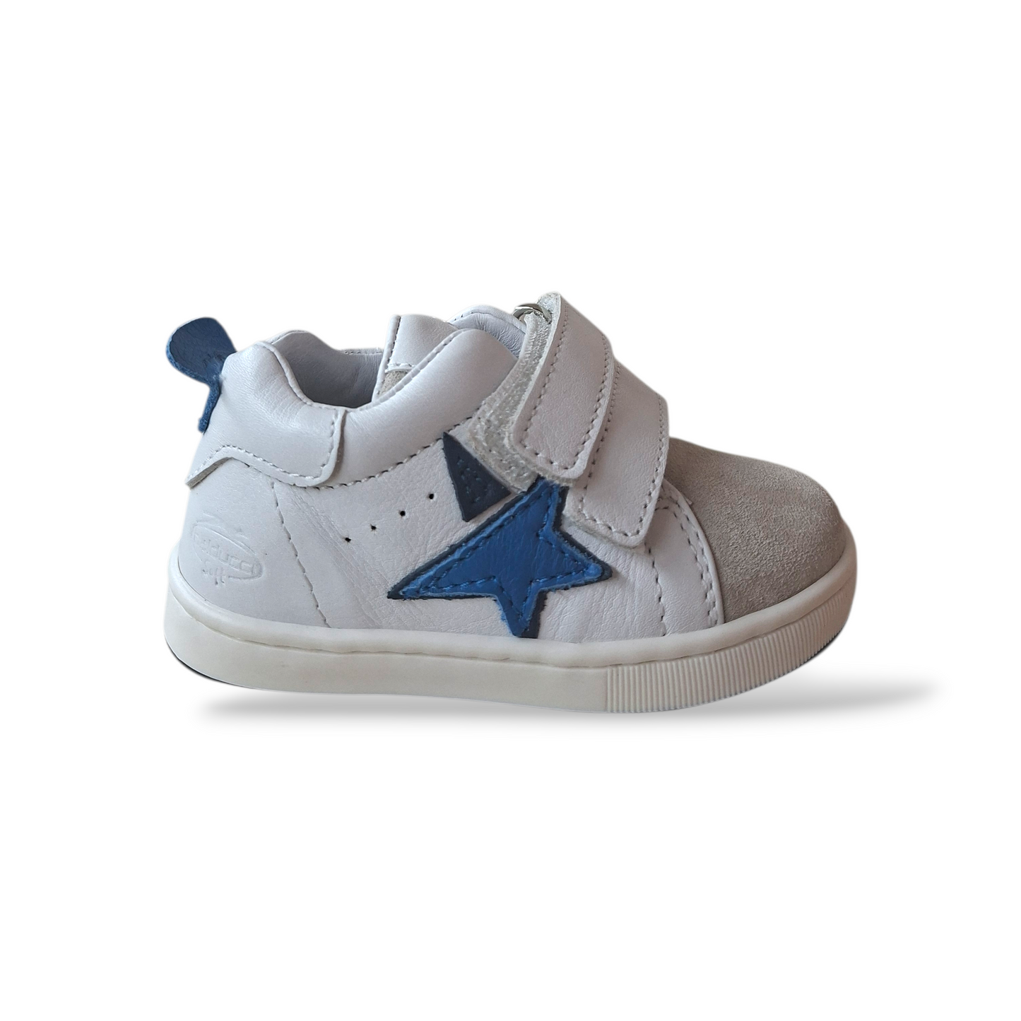 Scarpe-primi-passi-bambino-Balducci-Cita-Soft-bianco-grigio-blue-pelle-Made-in-Italy-Scarpetteria-Gica-Trani
