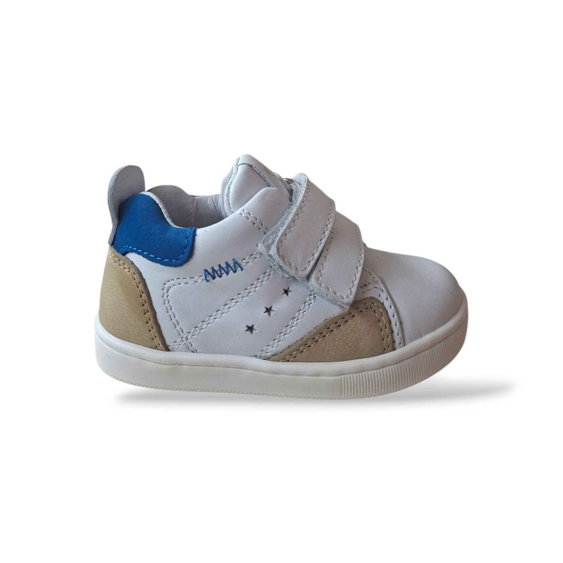 Scarpe-primi-passi-Balducci-Cita-pelle-bianco-fucsia-Made-in-Italy-Scarpetteria-Gica-Trani

