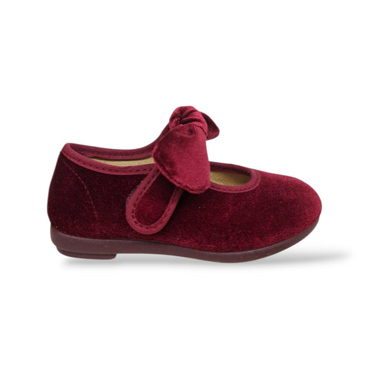 vul-ladi-candy-6406-ballerine-bambine-ragazze-bordaux-velluto-fiocco-removibile-velcro-taglie-22-37-scarpetteria-gica-trani
