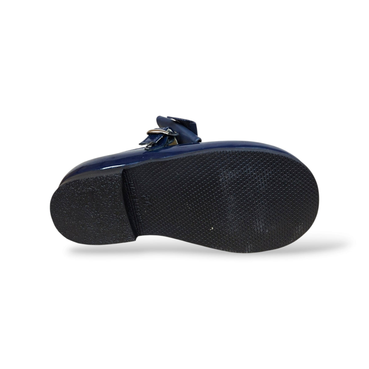 panyno-b2601-regalo-bambina-ballerina-blue-vernice-lucida-fiocco-estraibile-fibbia-cerimonia-battesimo-recita-scuola-vivace-brillante-originale-spagnola-premium-autunno-inverno-2026-taglie-24-29-scarpetteria-gica-trani
