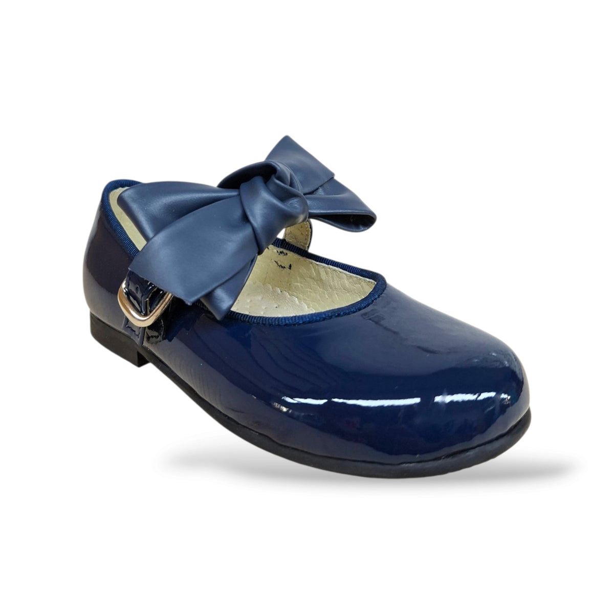ballerina-bambolina-bambina-panyno-b2601-blue-vernice-lucida-brillante-fiocco-estraibile-fibbia-fodera-pelle-sottopiede-anatomico-pelle-fondo-gomma-cerimonia-scuola-originale-taglie-24-29-scarpetteria-gica-trani
