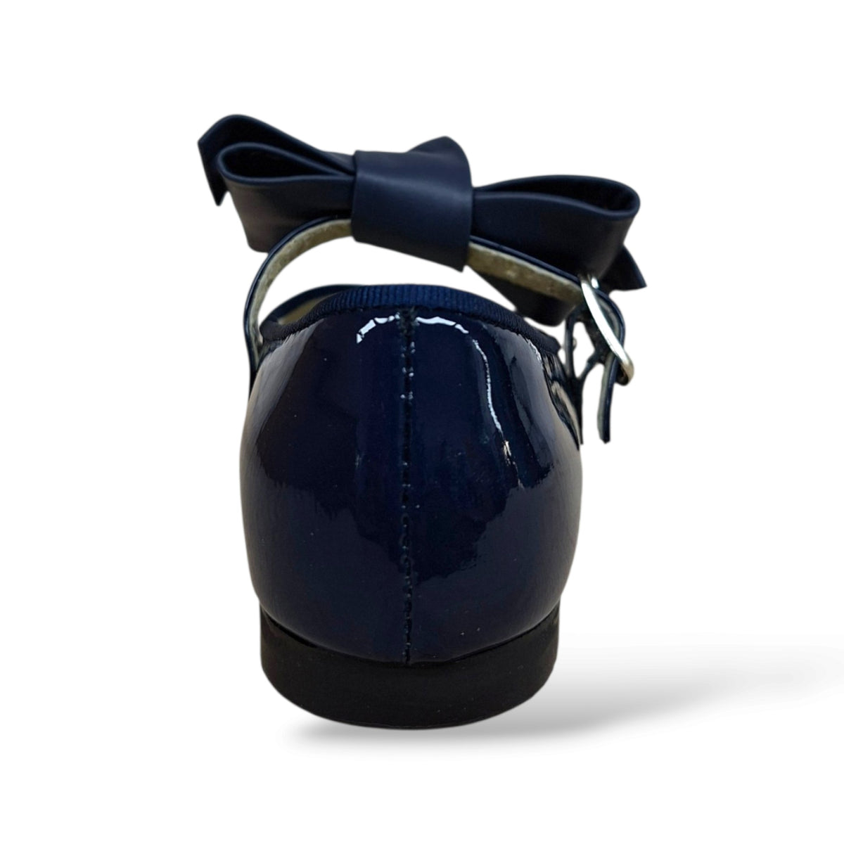 panyno-b2601-scarpe-ballerina-bambina-blue-vernice-lucida-fiocco-estraibile-fibbia-cerimonia-battesimo-festa-compleanno-recita-scuola-vivace-brillante-originale-autunno-inverno-2026-taglie-24-29-scarpetteria-gica-trani
